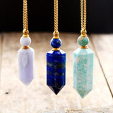 Meilleur collier pendule et bouteille de parfum