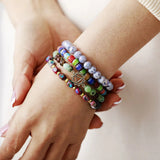 Manifestation Green Jade Stone Bracelet - Moon Dance Charms