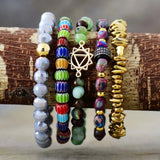 Manifestation Green Jade Stone Bracelet - Moon Dance Charms