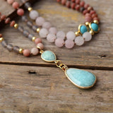 Natuurlijke helende stenen ketting - Moon Dance Charms