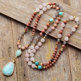 Natuurlijke Helende Steen Ketting - Moon Dance Charms