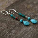Gemstone Drop Earrings