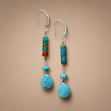 Gemstone Drop Earrings