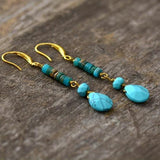 Gemstone Drop Earrings
