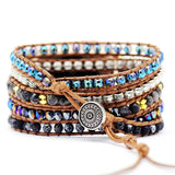Onyx Apple Watch-wikkelband vrouw - Moon Dance Charms