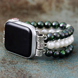 Pearl Apple Watch Beaded Band