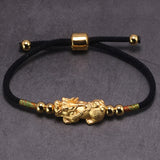 Bixie Rode String Armband - Moon Dance Charms