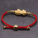 Bixie Rode String Armband - Moon Dance Charms