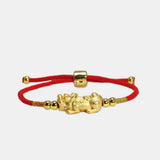 Bixie Rode String Armband - Moon Dance Charms