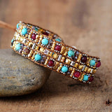 Göttin Perlen Manschette Armband