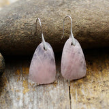 Rose Quartz Harmony Energy Earrings - Moon Dance Charms
