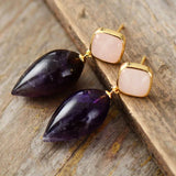 Serenity Amethyst Energie Ohrringe – Mondtanz Charms