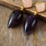 Serenity Amethyst Energie Ohrringe – Mondtanz Charms