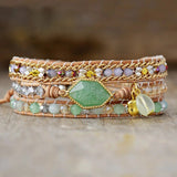 Serenity Crystal Lederwickelarmband – Moon Dance Charms