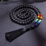 Sette Chakra Mala + Bracciale Chakra gratuito - Ciondoli della danza della luna