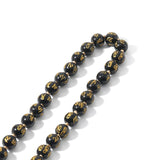 Six Words Mantra Black Obsidian Mala Beads 108 - Moon Dance Charms