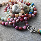 Spirituele 108 kralen Mala ketting - Moon Dance Charms