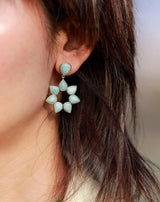 Pendientes Piedra Flor Estrella