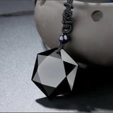 Ster Geluk Obsidiaan Ketting - Moon Dance Charms