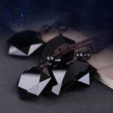 Ster Lucky Obsidiaan ketting - Moon Dance Charms