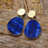Boucles d'oreilles en pierre de déclaration - Moon Dance Charms