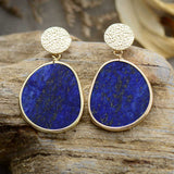 Boucles d'oreilles en pierre de déclaration - Moon Dance Charms