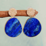Boucles d'oreilles en pierre de déclaration - Moon Dance Charms