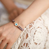 Bracciale in pietra dolce malocchio - Ciondoli della danza della luna