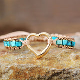 De Liefdesbedje Turkoois Stenen Armband - Moon Dance Charms