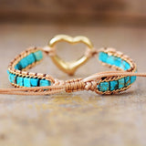 De Liefdesbedje Turkoois Stenen Armband - Moon Dance Charms
