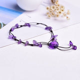 Bracelet de cheville en cristal Love Peace and Balance - Moon Dance Charms