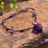 Bracelet de cheville en cristal