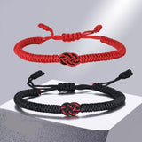 Tibetan Knot Red Protection Bracelet Neverending LOVE - Moon Dance Charms