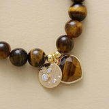 Tijgeroog Kristallen Armband - Moon Dance Charms