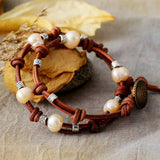 Vintage Freshwater Pearl Bracelet Choker - Moon Dance Charms