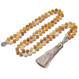 Collar Mala Jade Amarillo