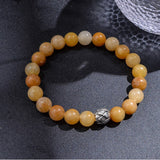 Pulsera Mala de Jade Amarillo