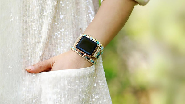 In Style with The New Apple Watch Band Wrap - Moon Dance Charms