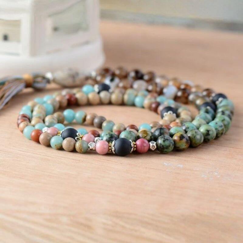 Mala Beads Necklace I Am Becoming