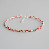 14K Gold Filigree Line 925 red Rope Bracelets - Moon Dance Charms