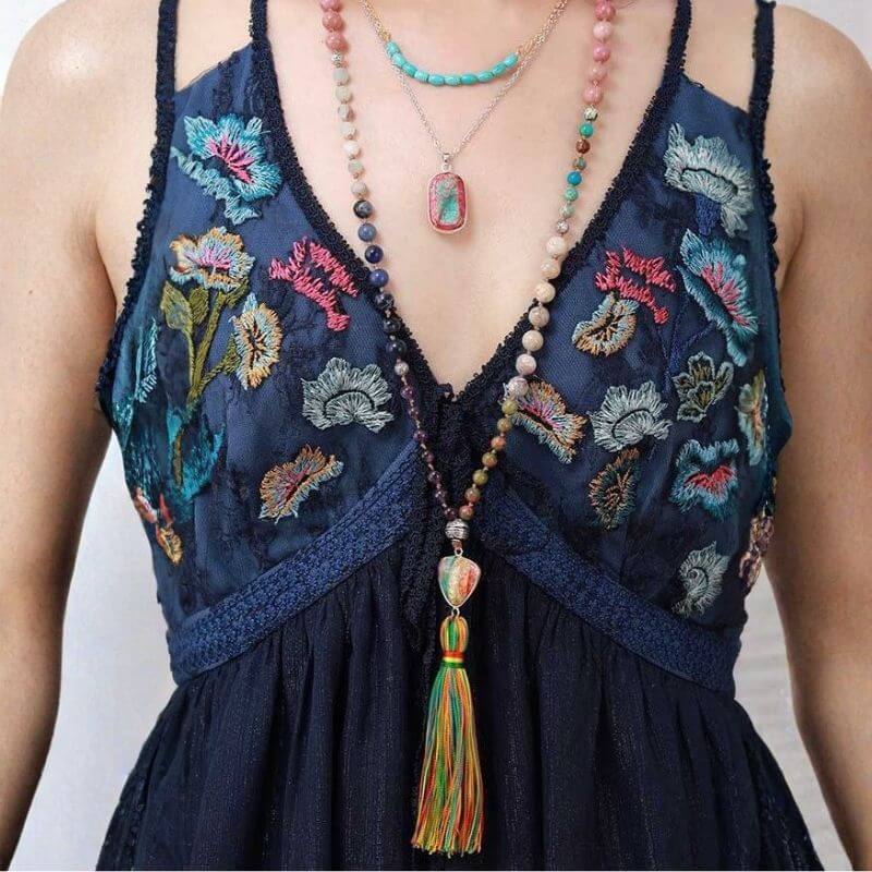 mala beads 108 with tassel