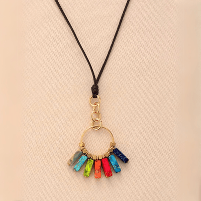 Collar de chakras de 7 colores