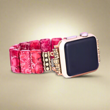 Apple Watch Band  With Beads | Stretchable - Red