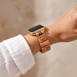 Apple Watch Band Con Perline Estensibile - Arancione