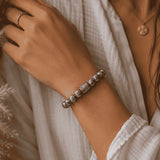 Lava  Rock Bracelet In Gray | Moon Dance Charms