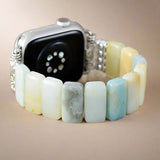 Amazonite Stone Beaded Apple Watch Band - Moon Dance Charms