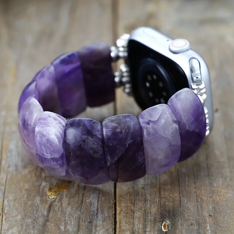 Amethyst Apple Watch Band Stretchable - Moon Dance Charms