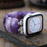 Amethyst Apple Watch Band Stretchable  For Women