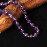 Amethyst Mala Beads Necklace 108 - Moon Dance Charms