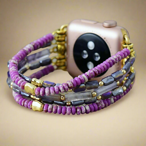 Aurora Apple Watch Bead Band - Moon Dance Charms